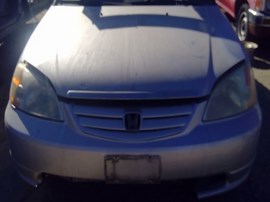 2003 HONDA CIVIC, SILVER, EX, 1.7L, VTEC, AT.  A25057